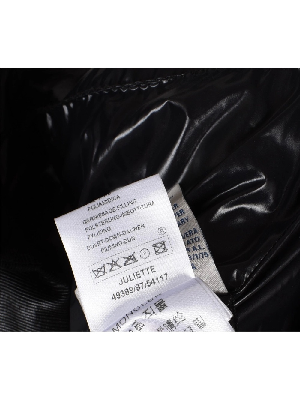 Moncler Premier Vintage “Juliette”Black Quilted & Down Coat with Fur Trim, Sz 3 - Picture 7 of 8